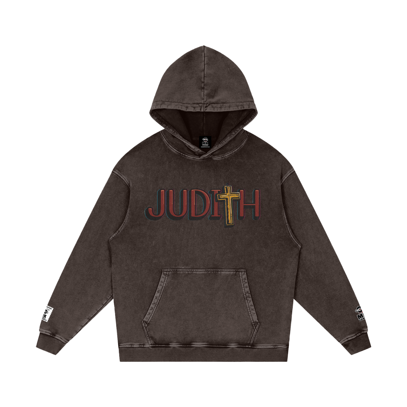 Judith - Snow Washed Loose Cotton Hoodie