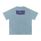 Big Fish Theory - Snow Washed Oversized Cotton T-Shirt