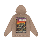 Toxicity - Snow Washed Loose Cotton Hoodie