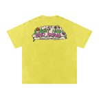 3 Feet High & Rising - Snow Washed Oversized Cotton T-Shirt