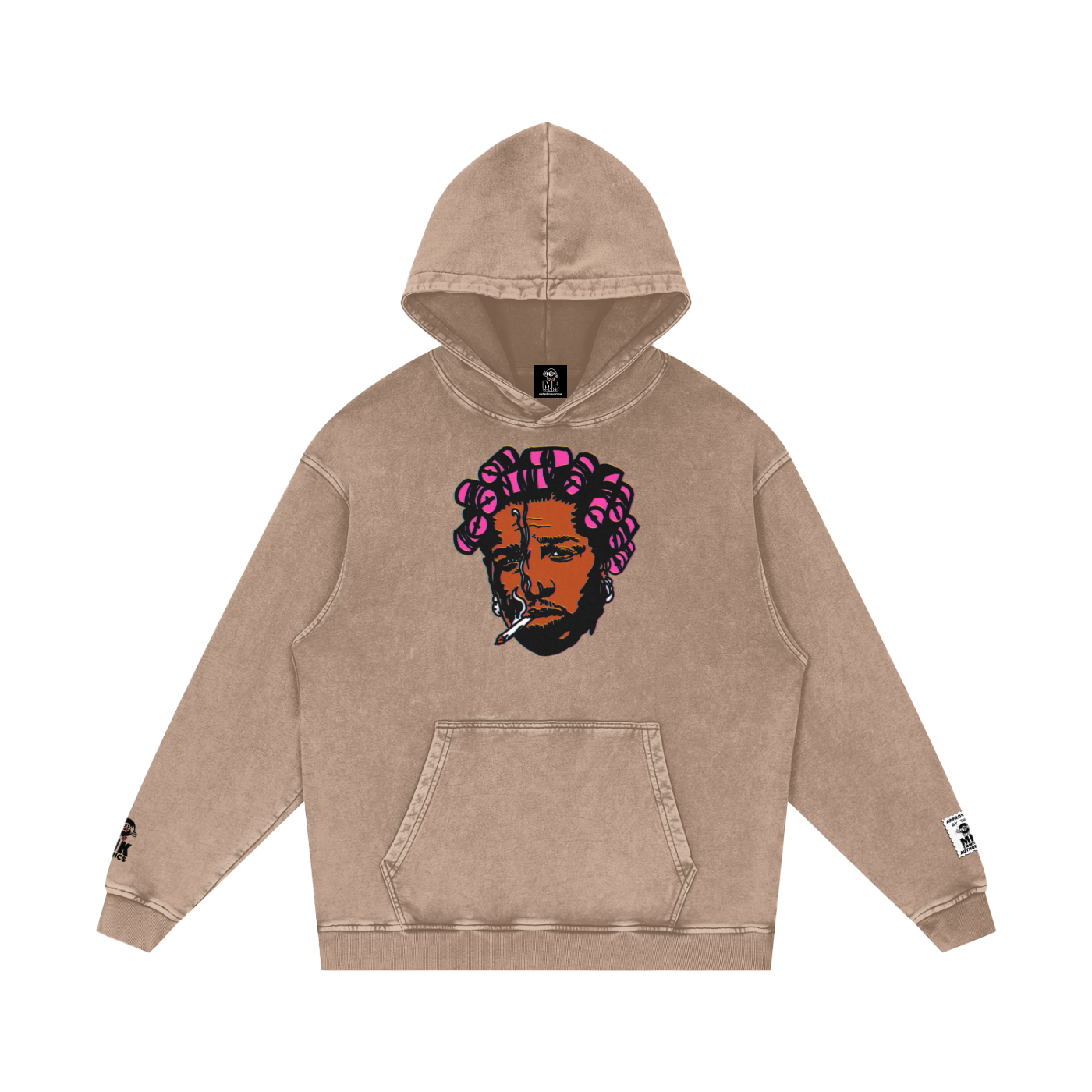 Helicopter - Snow Washed Loose Cotton Hoodie