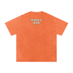 Purple Rain - Snow Washed Oversized Cotton T-Shirt
