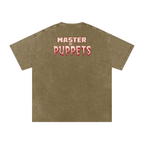 Master of Puppets - Snow Washed Oversized Cotton T-Shirt