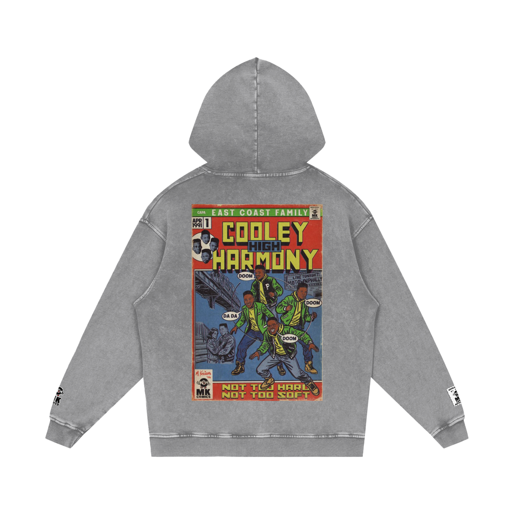 Cooleyhighharmony - Snow Washed Loose Cotton Hoodie