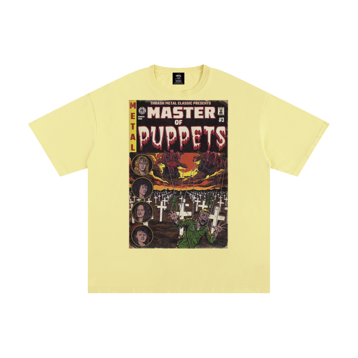 Master of Puppets - Unisex Pure Cotton T-Shirt