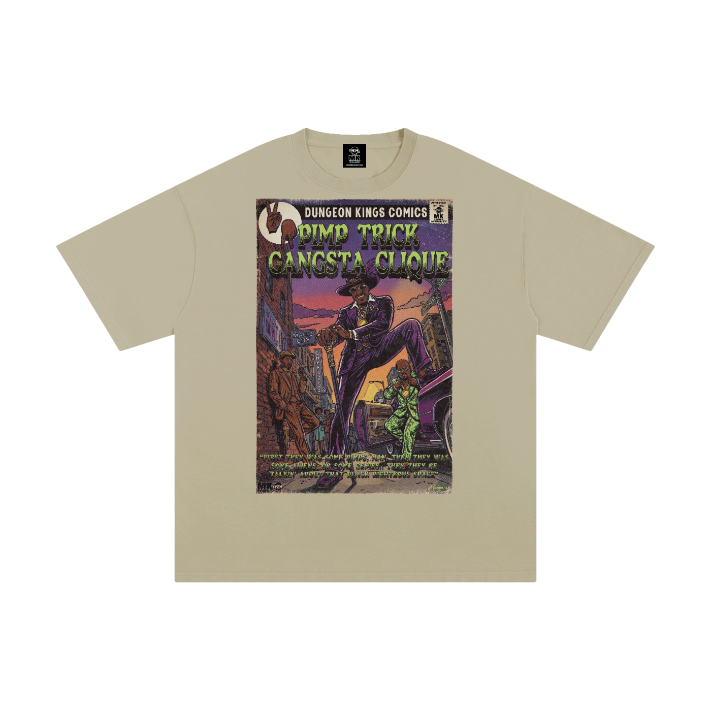 Pimp Trick Gangsta Clique - Unisex Pure Cotton T-Shirt