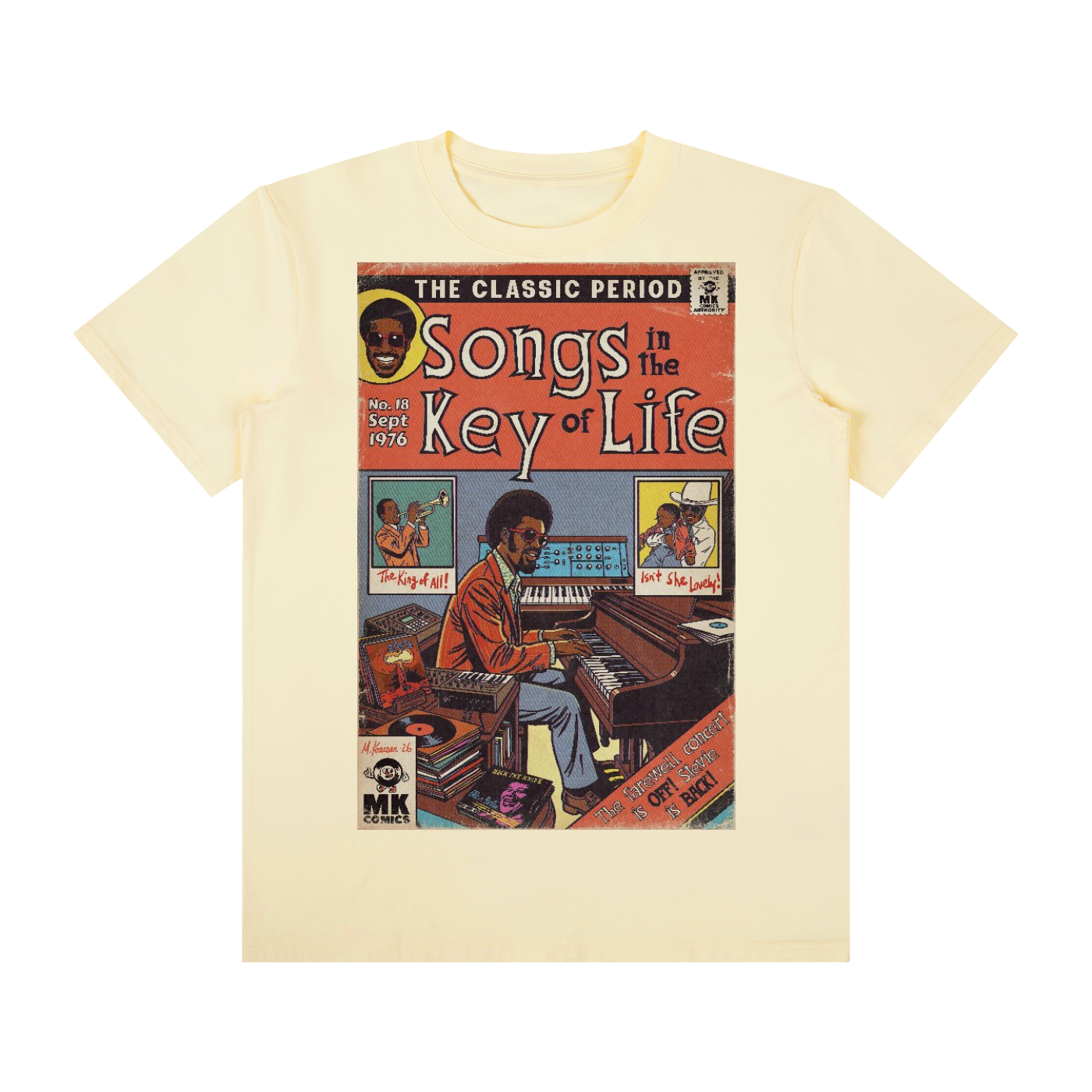 Songs in the Key of Life - Unisex Classic Crew Neck Cotton T-Shirt