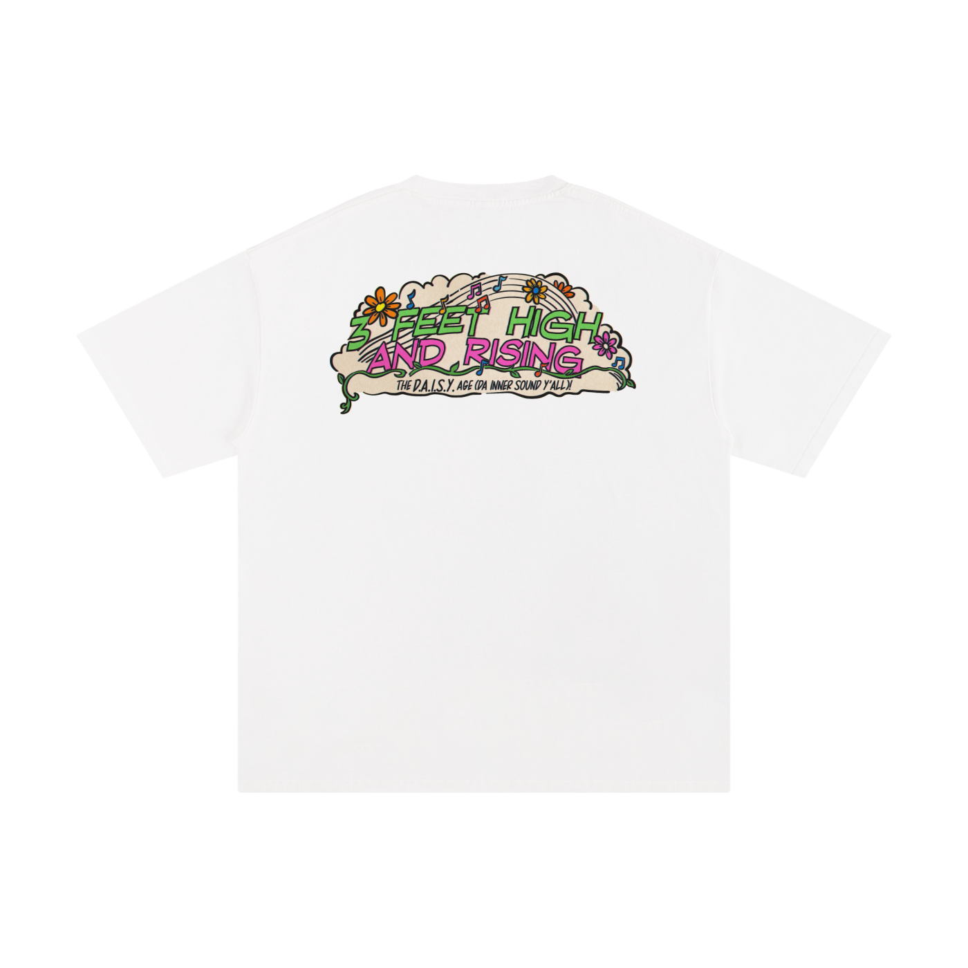 3 Feet High & Rising - Unisex Pure Cotton T-Shirt