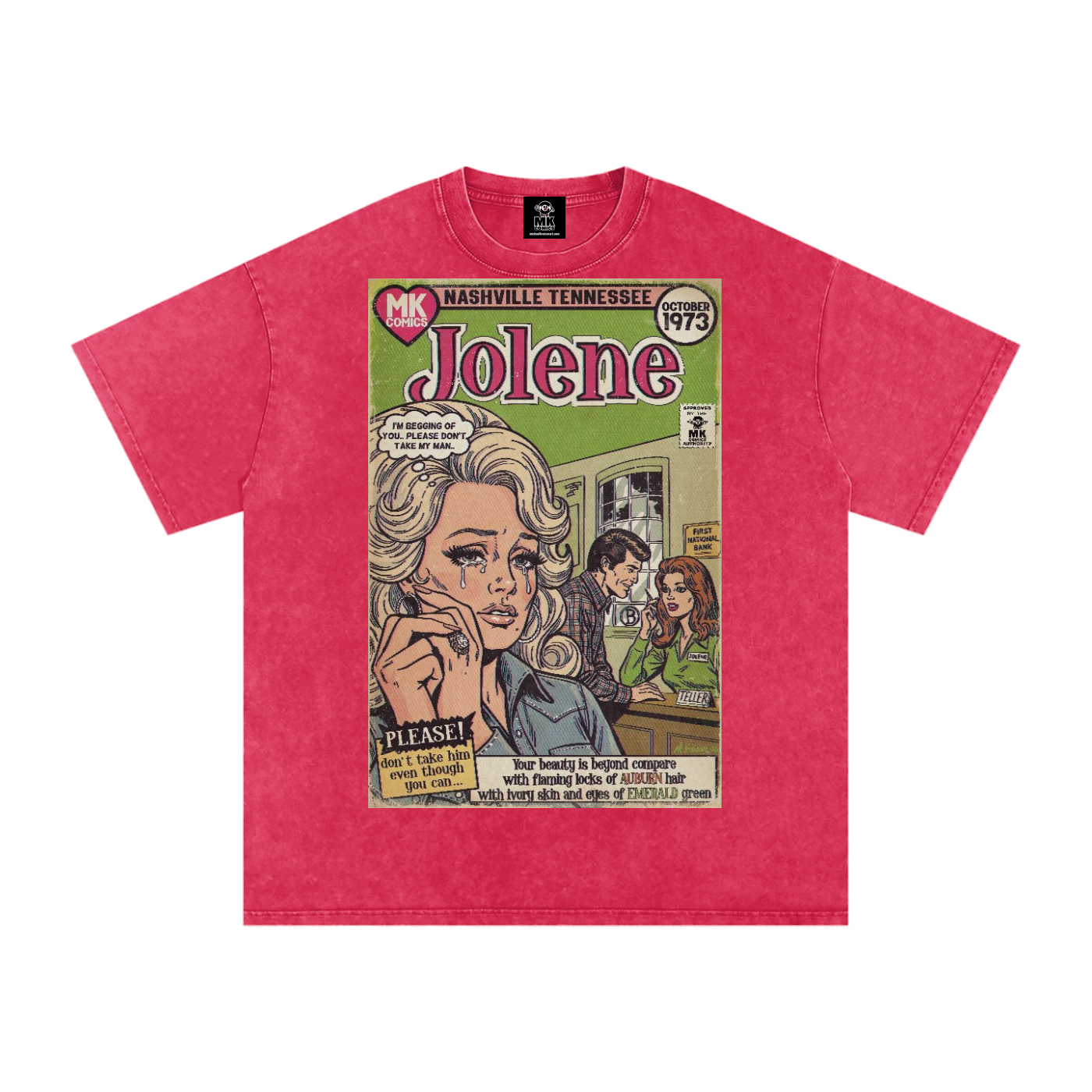Jolene - Snow Washed Oversized Cotton T-Shirt