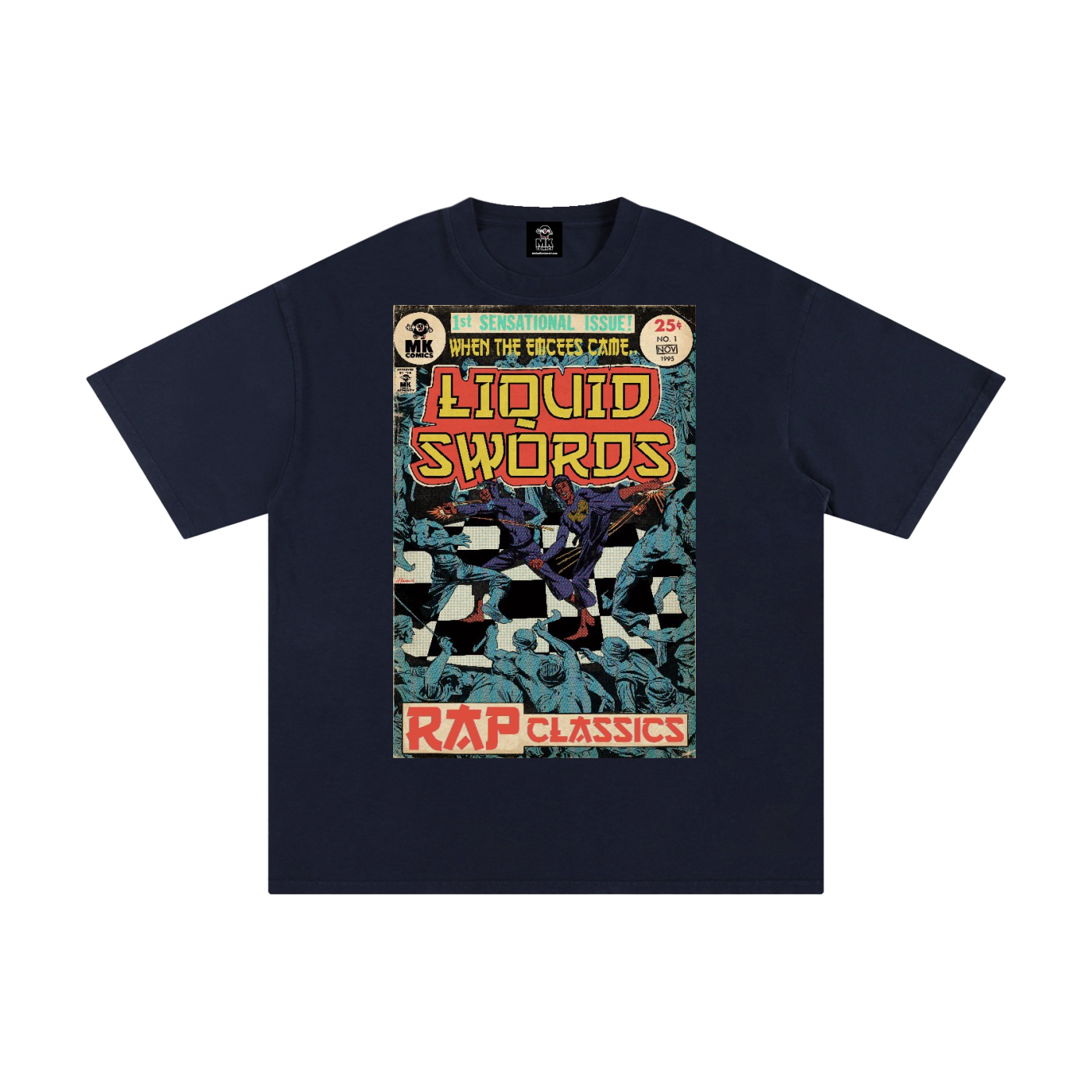 Liquid Swords - MK Classics - Unisex Pure Cotton T-Shirt