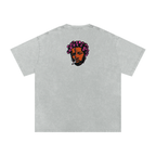 Helicopter - Snow Washed Oversized Cotton T-Shirt