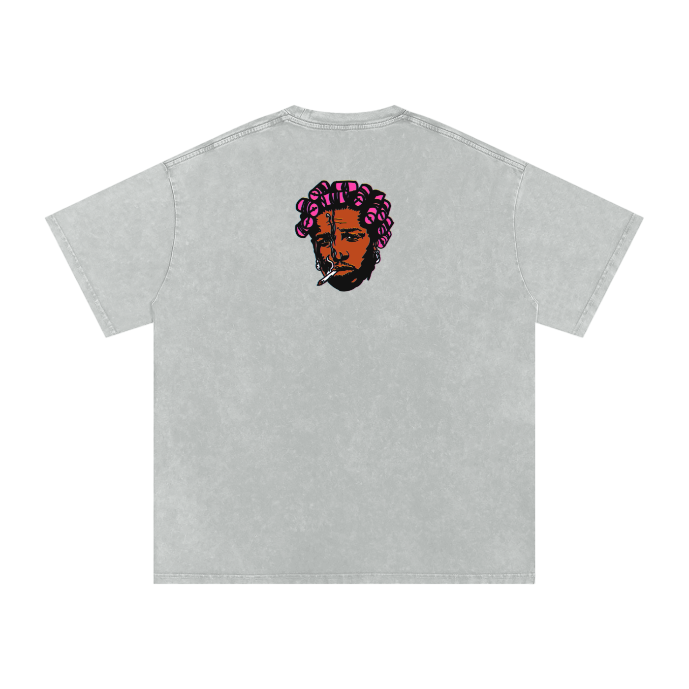 Helicopter - Snow Washed Oversized Cotton T-Shirt