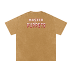 Master of Puppets - Snow Washed Oversized Cotton T-Shirt