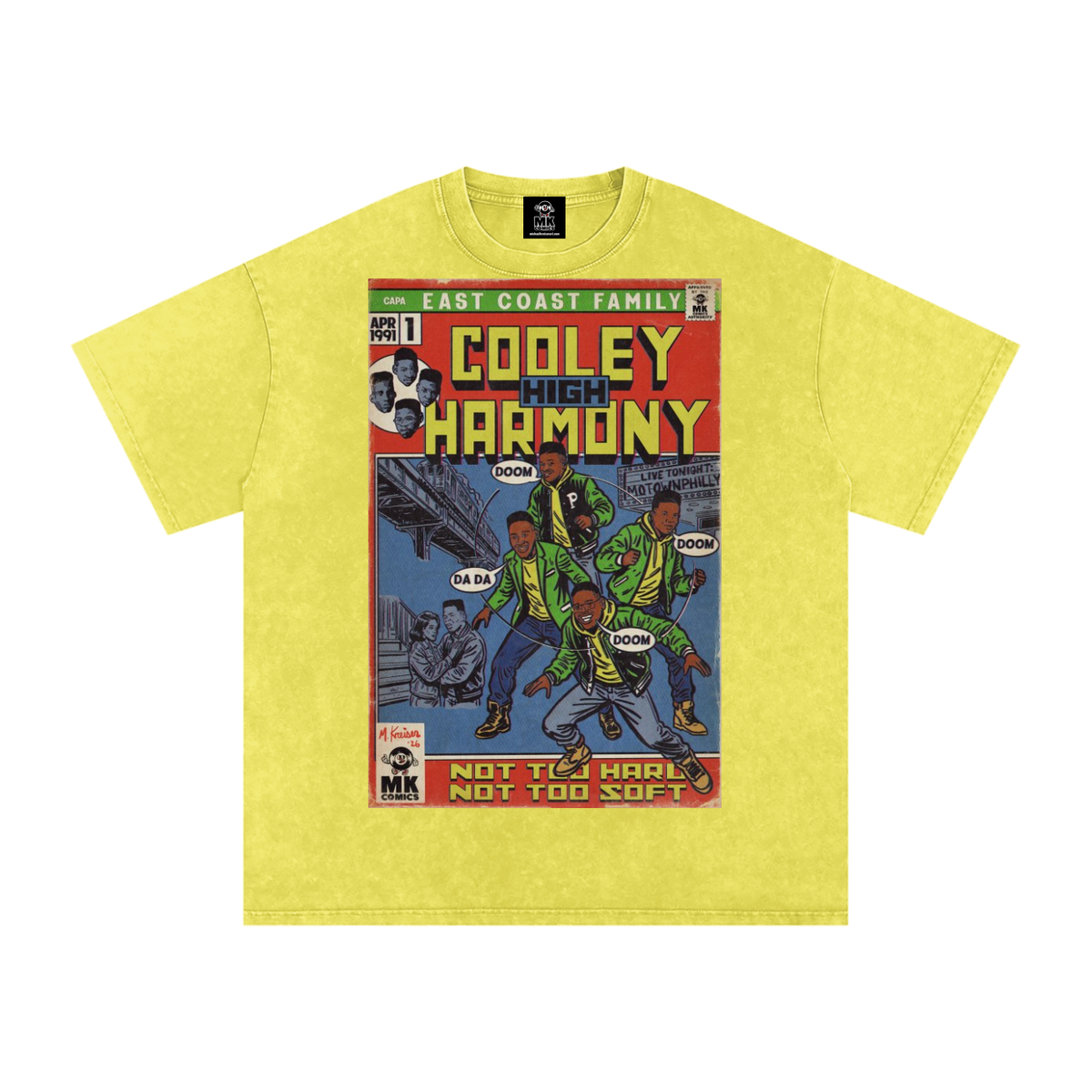 Cooleyhighharmony - Snow Washed Oversized Cotton T-Shirt