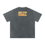 Off the Wall - Snow Washed Oversized Cotton T-Shirt