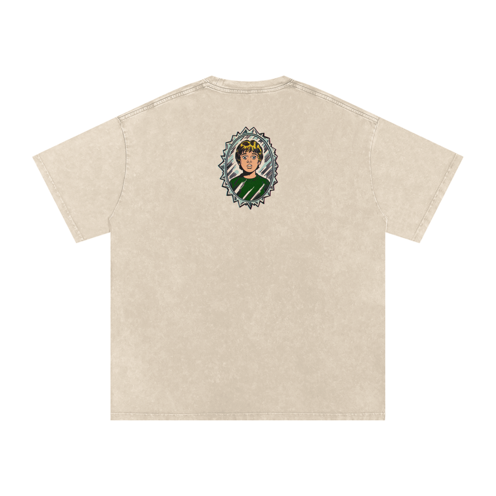Tommy - Snow Washed Oversized Cotton T-Shirt