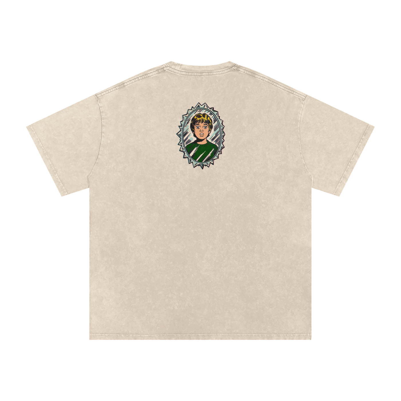 Tommy - Snow Washed Oversized Cotton T-Shirt