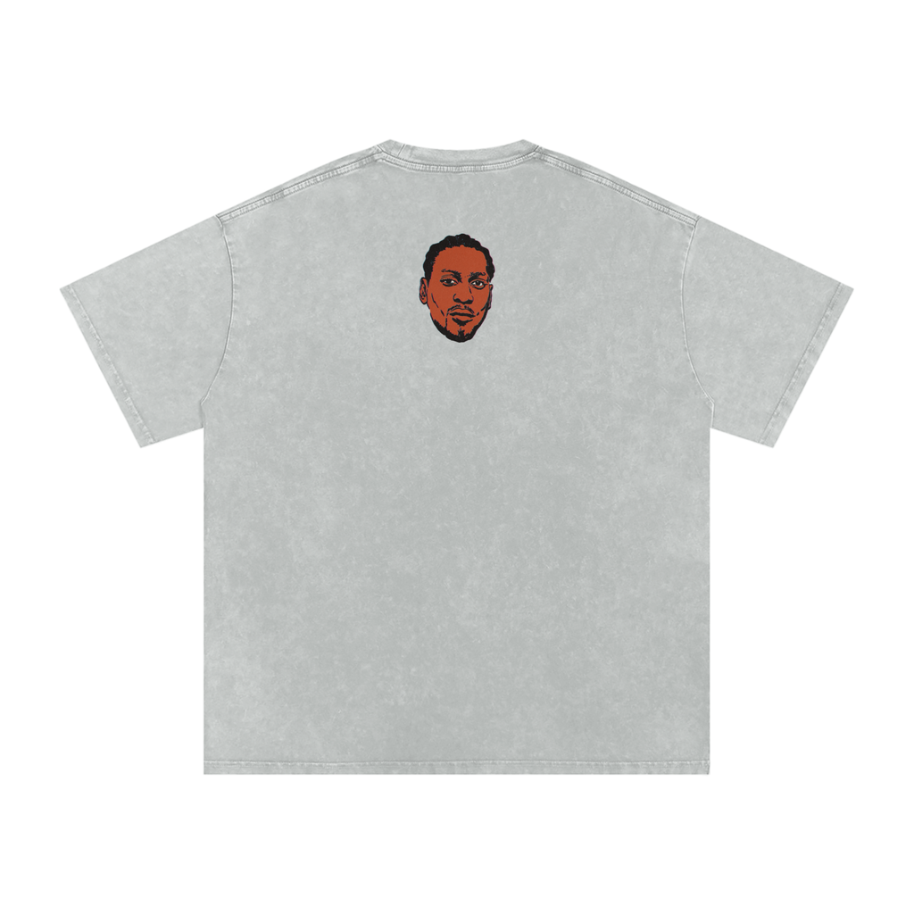 Brown Sugar - Snow Washed Oversized Cotton T-Shirt