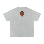 Brown Sugar - Snow Washed Oversized Cotton T-Shirt
