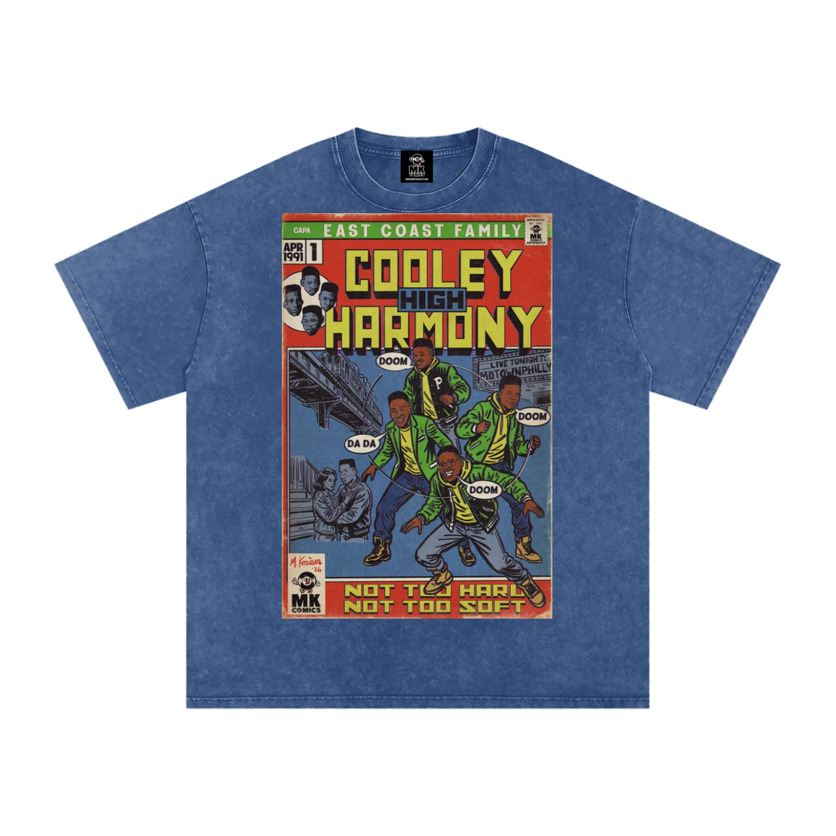 Cooleyhighharmony - Snow Washed Oversized Cotton T-Shirt