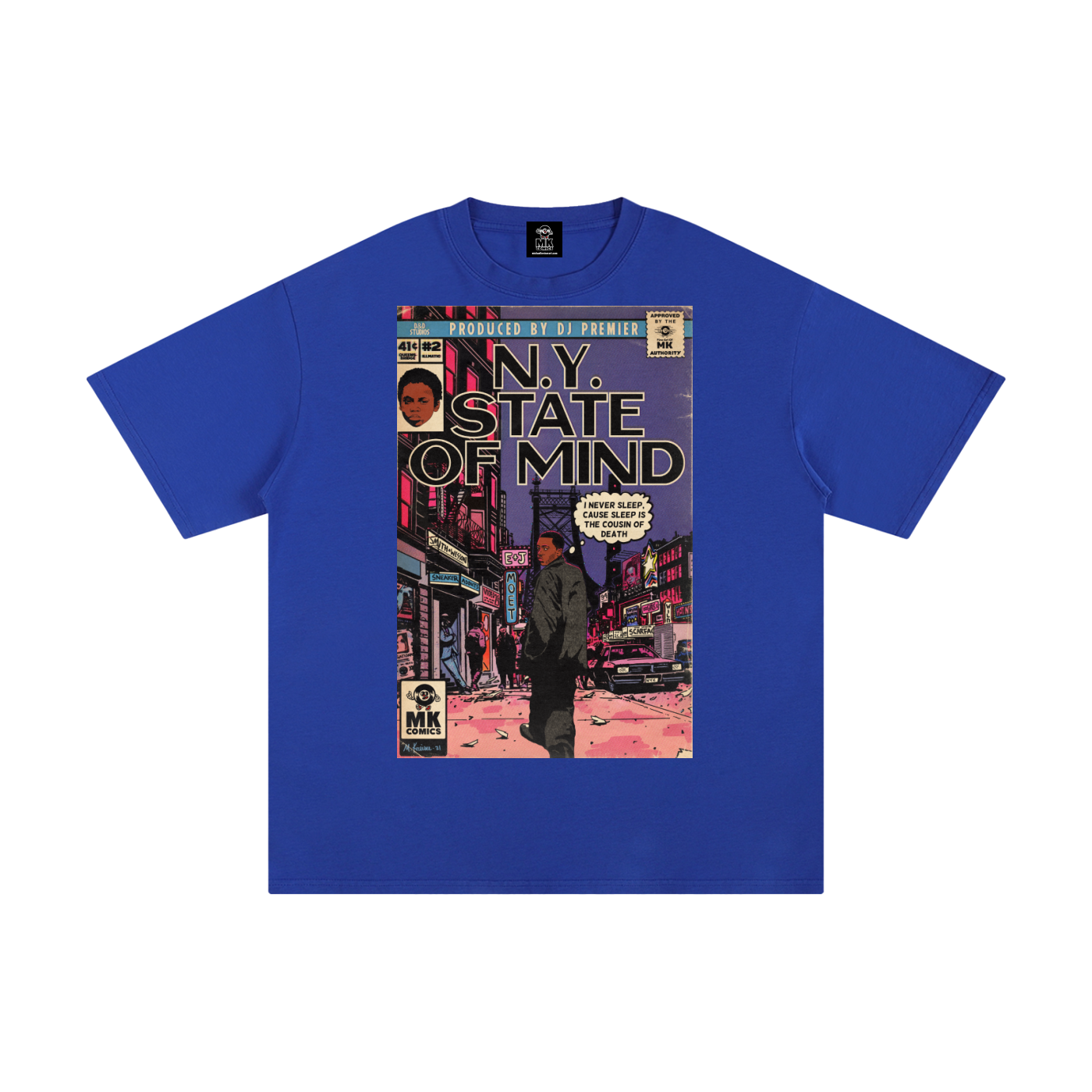 NY State of Mind - MK Classics - Unisex Pure Cotton T-Shirt