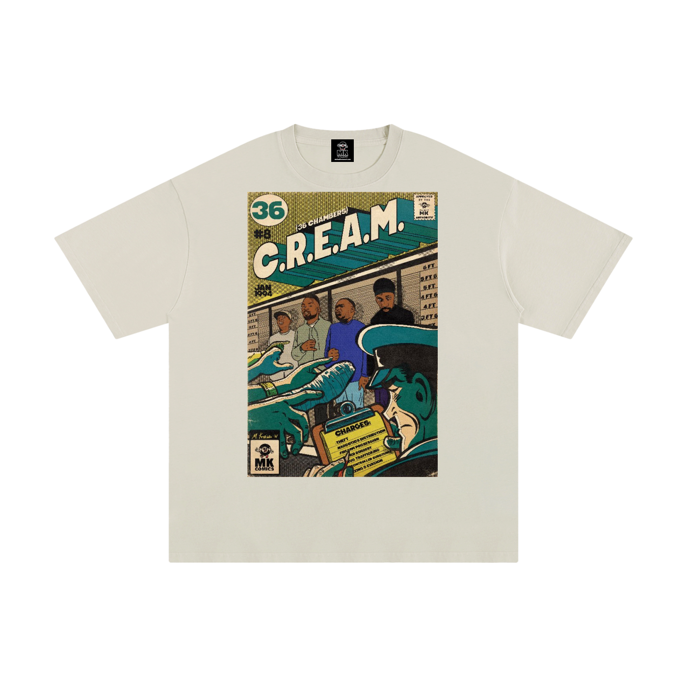 C.R.E.A.M - MK Classics - Unisex Pure Cotton T-Shirt