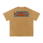 What's Going On - Snow Washed Oversized Cotton T-Shirt