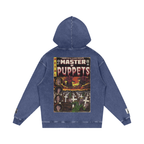 Master of Puppets - Snow Washed Loose Cotton Hoodie