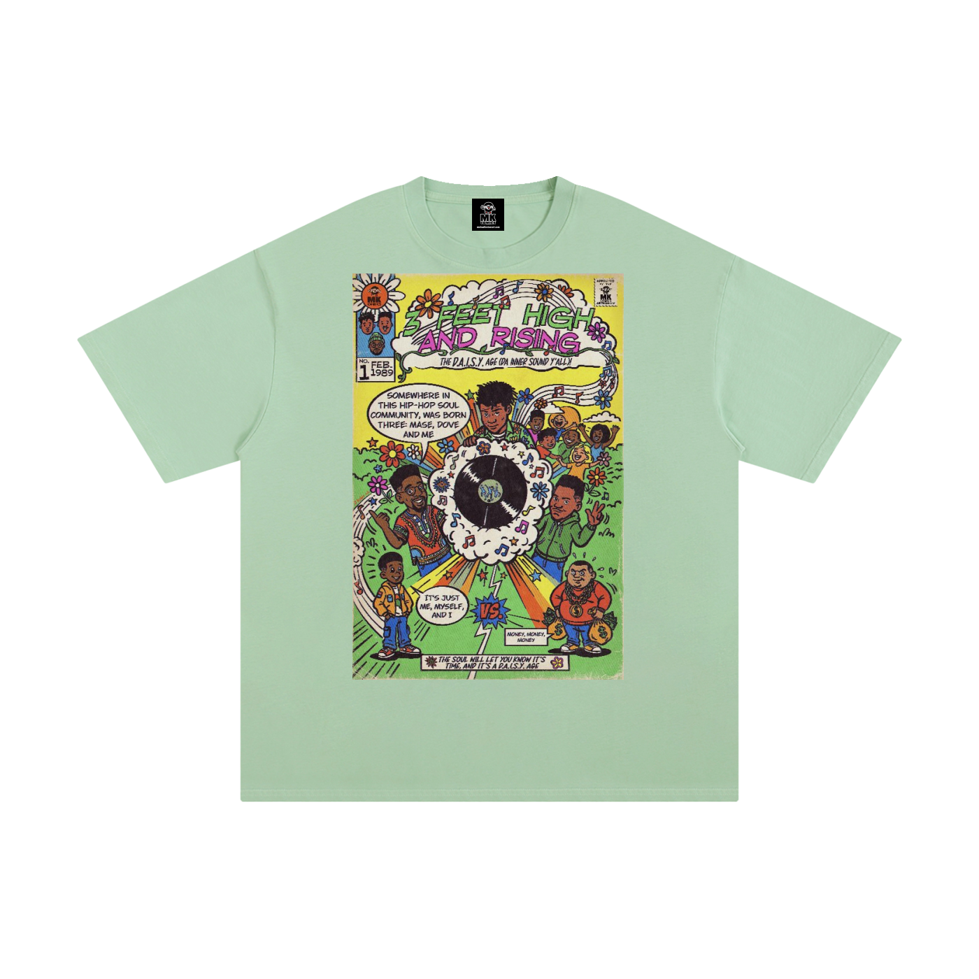3 Feet High & Rising - Unisex Pure Cotton T-Shirt