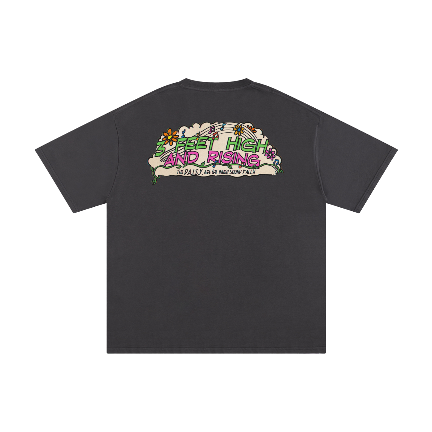 3 Feet High & Rising - Unisex Pure Cotton T-Shirt