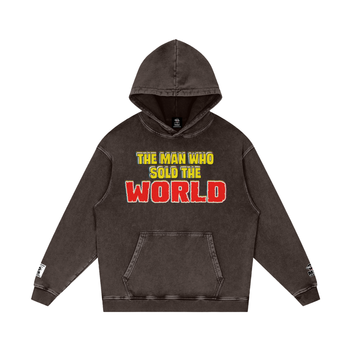 The Man who Sold the World - Snow Washed Loose Cotton Hoodie