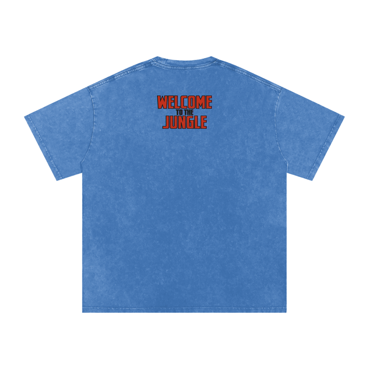 Welcome to the Jungle - Snow Washed Oversized Cotton T-Shirt