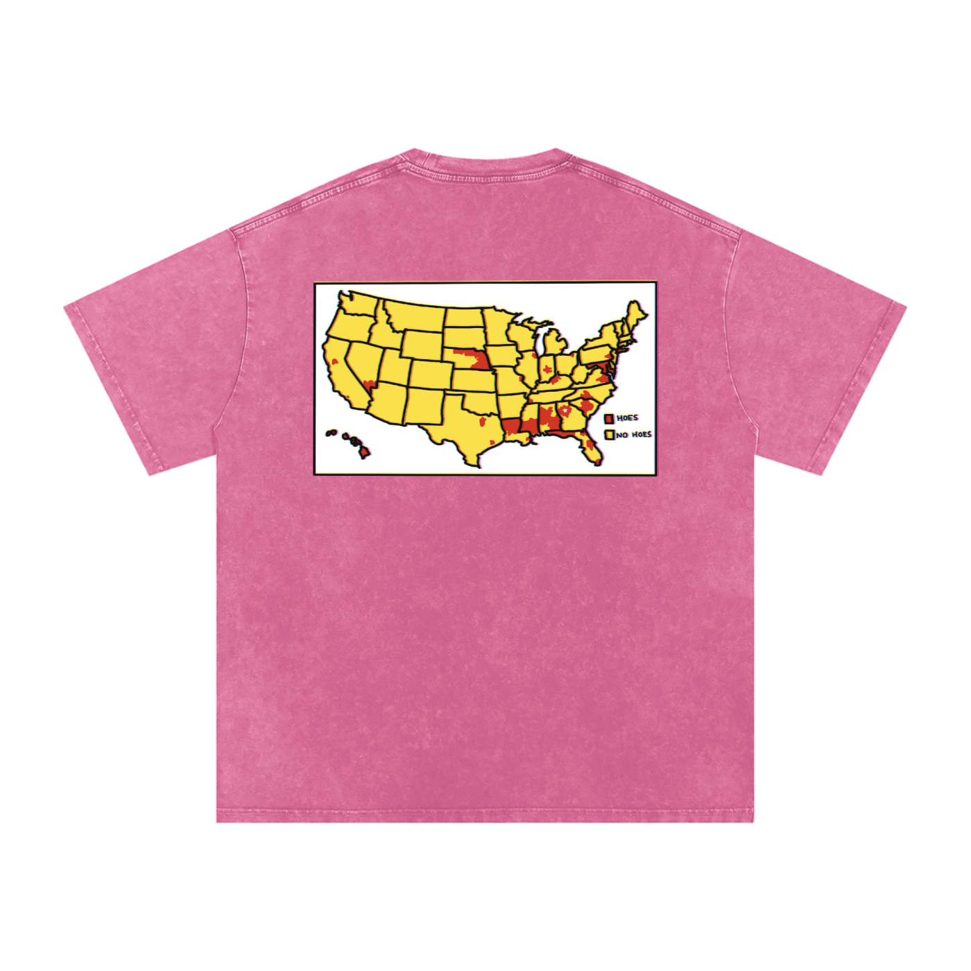 Word of Mouf - Snow Washed Oversized Cotton T-Shirt