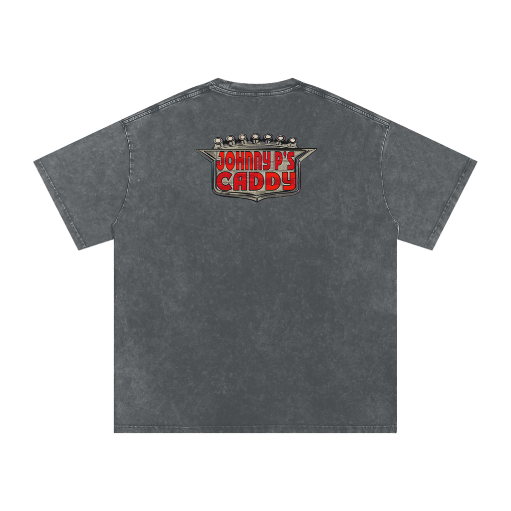 Johnny P's Caddy - Snow Washed Oversized Cotton T-Shirt