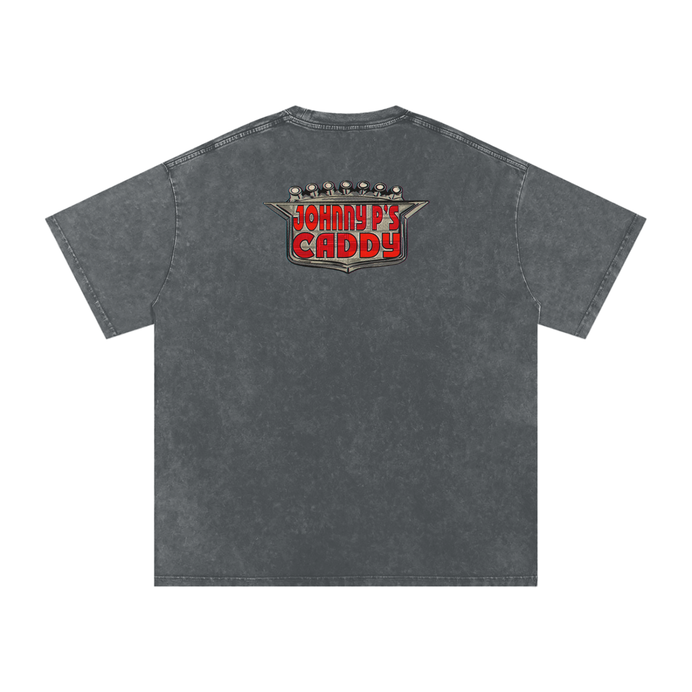 Johnny P's Caddy - Snow Washed Oversized Cotton T-Shirt