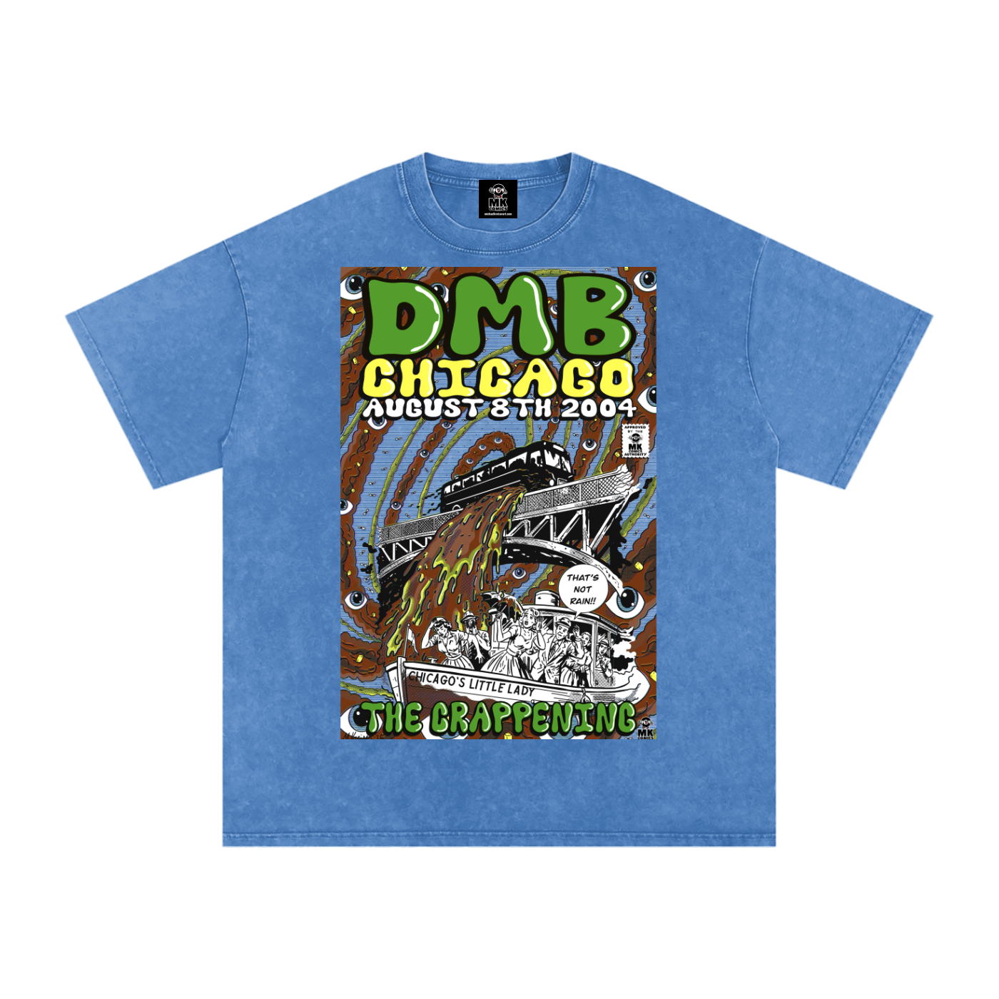 The Crappening - Snow Washed Oversized Cotton T-Shirt