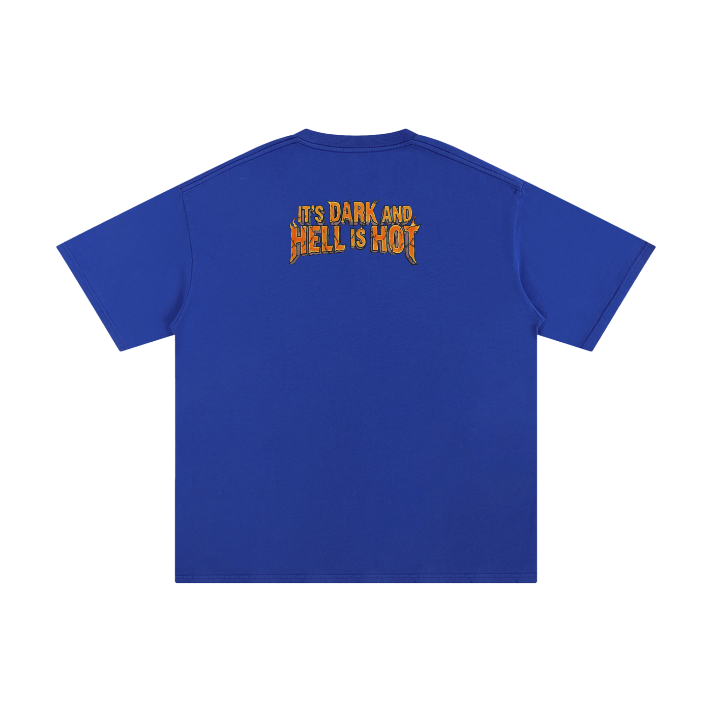 It's Dark & Hell is Hot - Unisex Pure Cotton T-Shirt
