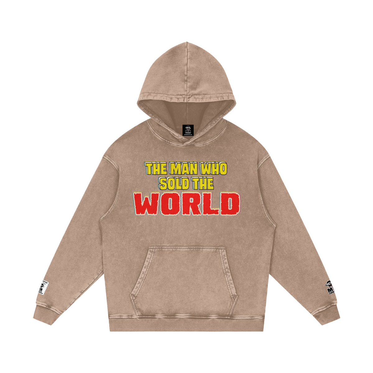 The Man who Sold the World - Snow Washed Loose Cotton Hoodie