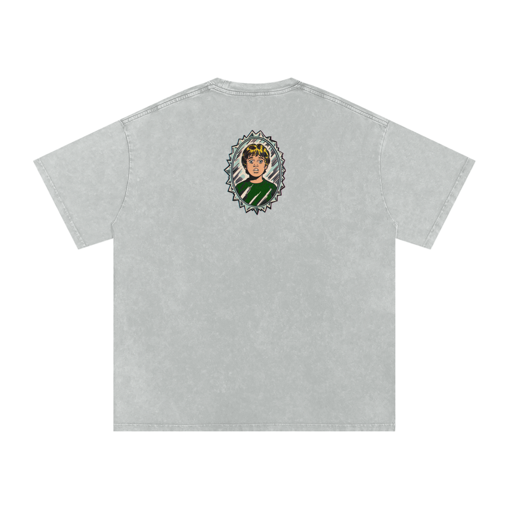 Tommy - Snow Washed Oversized Cotton T-Shirt