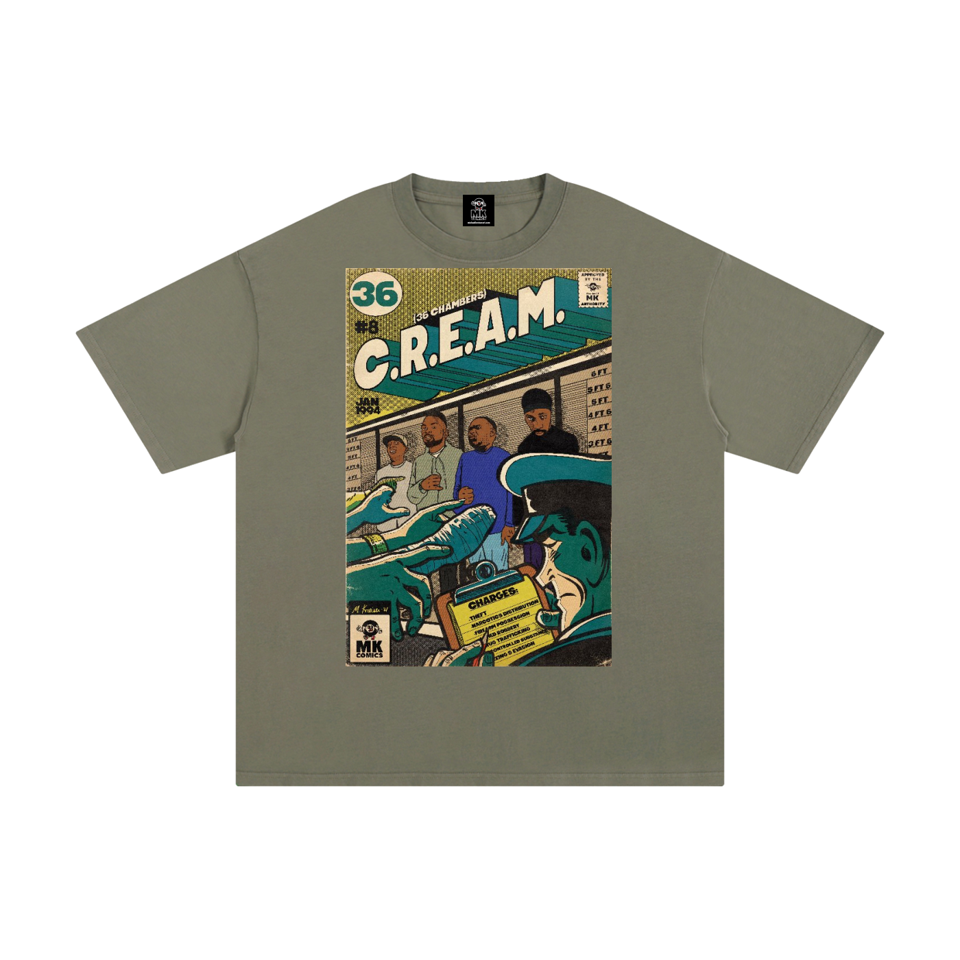 C.R.E.A.M - MK Classics - Unisex Pure Cotton T-Shirt