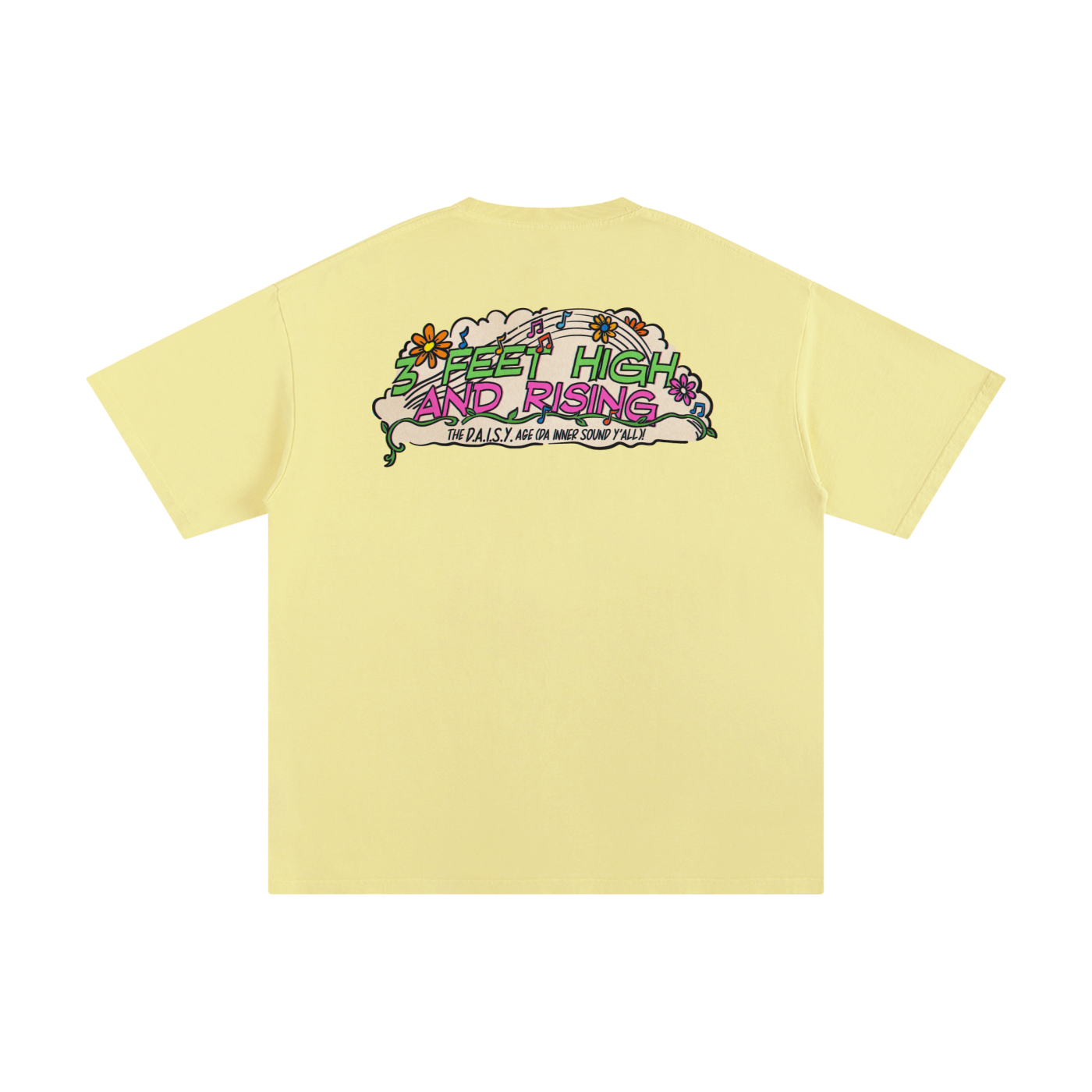 3 Feet High & Rising - Unisex Pure Cotton T-Shirt