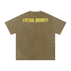 Virtual Insanity - Snow Washed Oversized Cotton T-Shirt