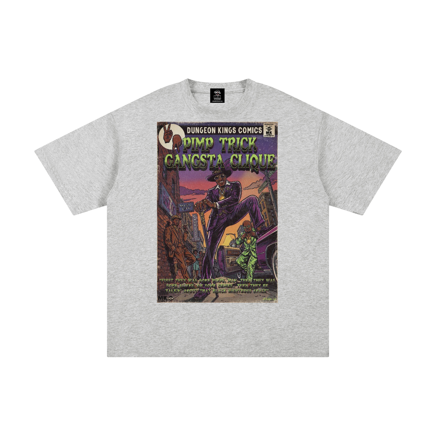 Pimp Trick Gangsta Clique - Unisex Pure Cotton T-Shirt