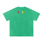 Twisted - Snow Washed Oversized Cotton T-Shirt