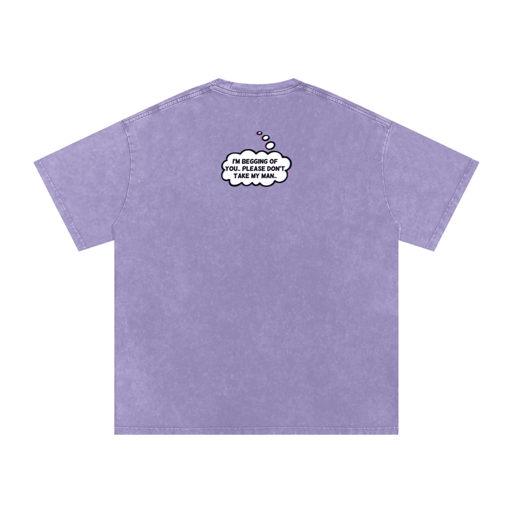 Jolene - Snow Washed Oversized Cotton T-Shirt