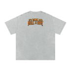 It's Dark & Hell is Hot - Snow Washed Oversized Cotton T-Shirt