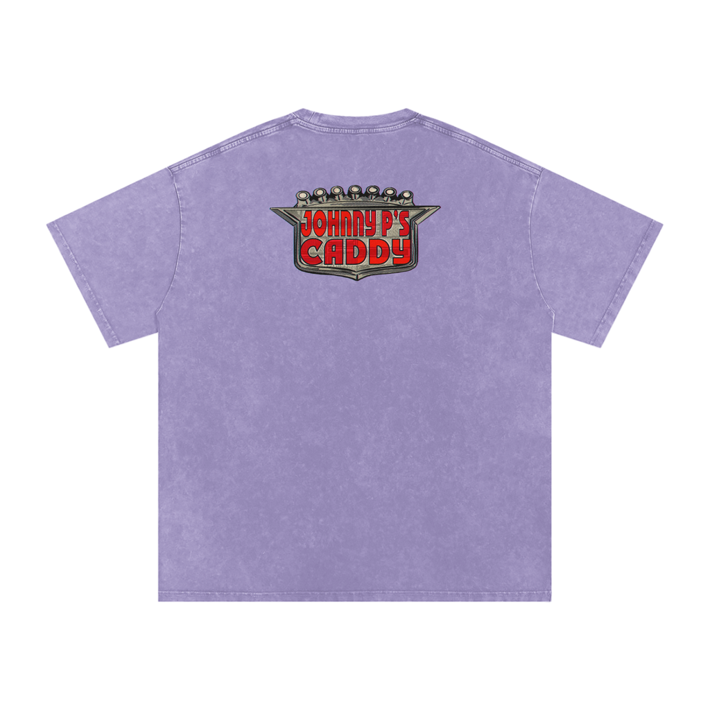 Johnny P's Caddy - Snow Washed Oversized Cotton T-Shirt