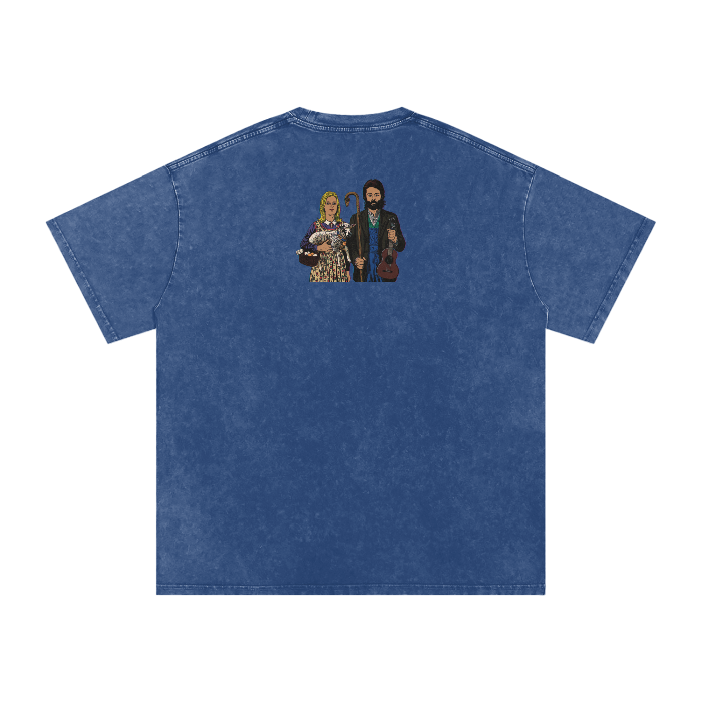 Ram - Snow Washed Oversized Cotton T-Shirt