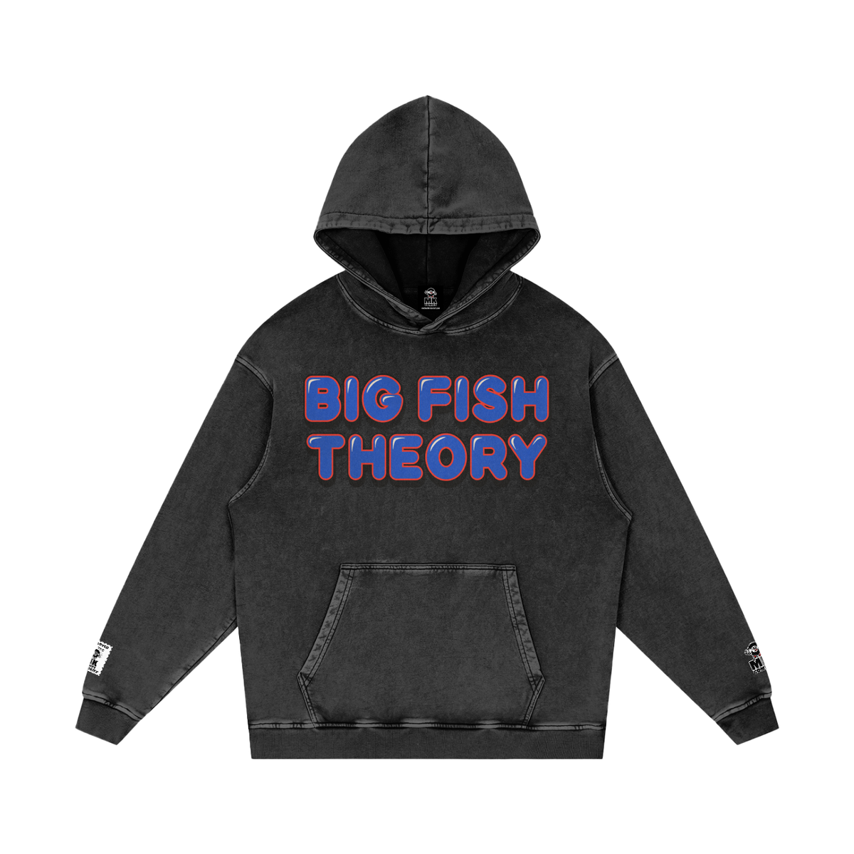 Big Fish Theory - Snow Washed Loose Cotton Hoodie