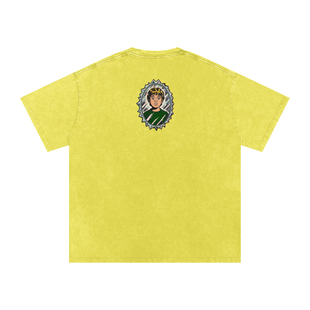 Tommy - Snow Washed Oversized Cotton T-Shirt